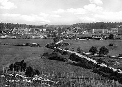 Panorama entlang der Ortseinfahrt