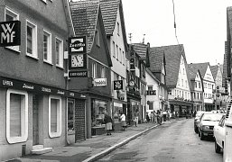 Blick in die untere Marktstraße Nr. 46 bis 38