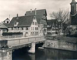 Blick auf die Spitalbrücke und Spitalstraße