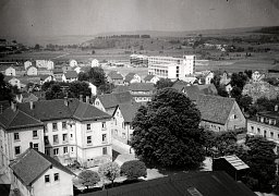 Blick vom Kirchturm Richtung Irpfel